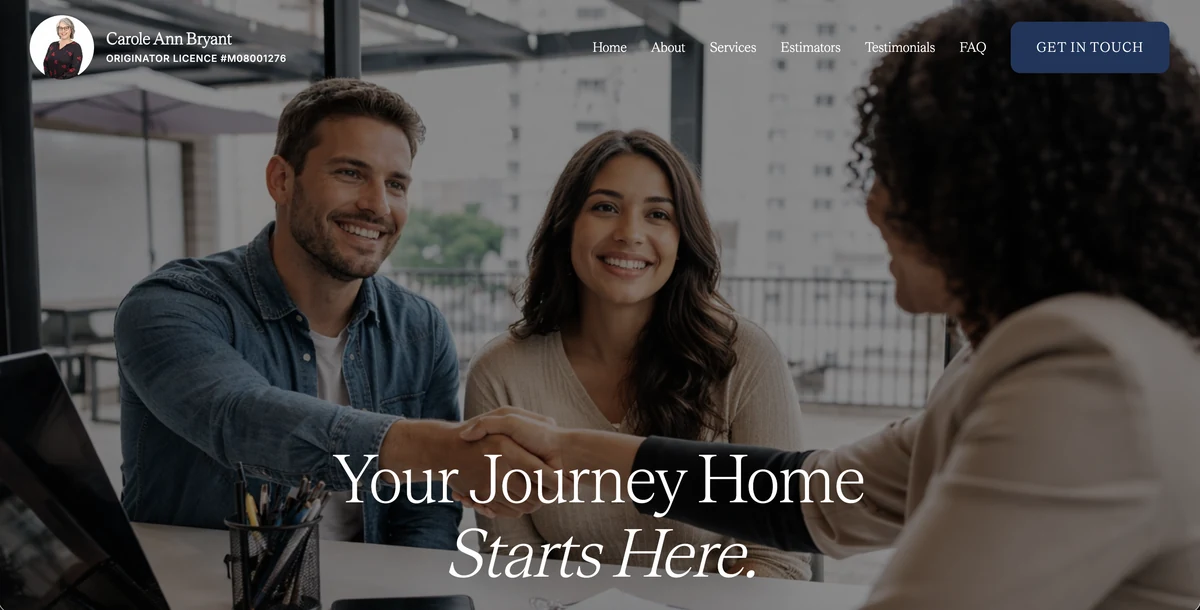 Mortgage Broker website preview